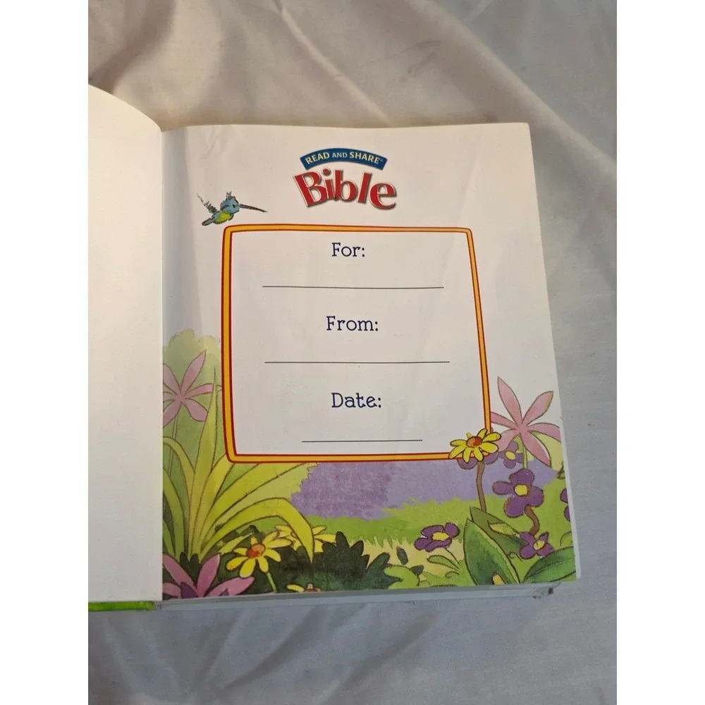 Read and Share Bible Gwen Ellis Tommy Nelson Hardcover Childrens Stories 200+